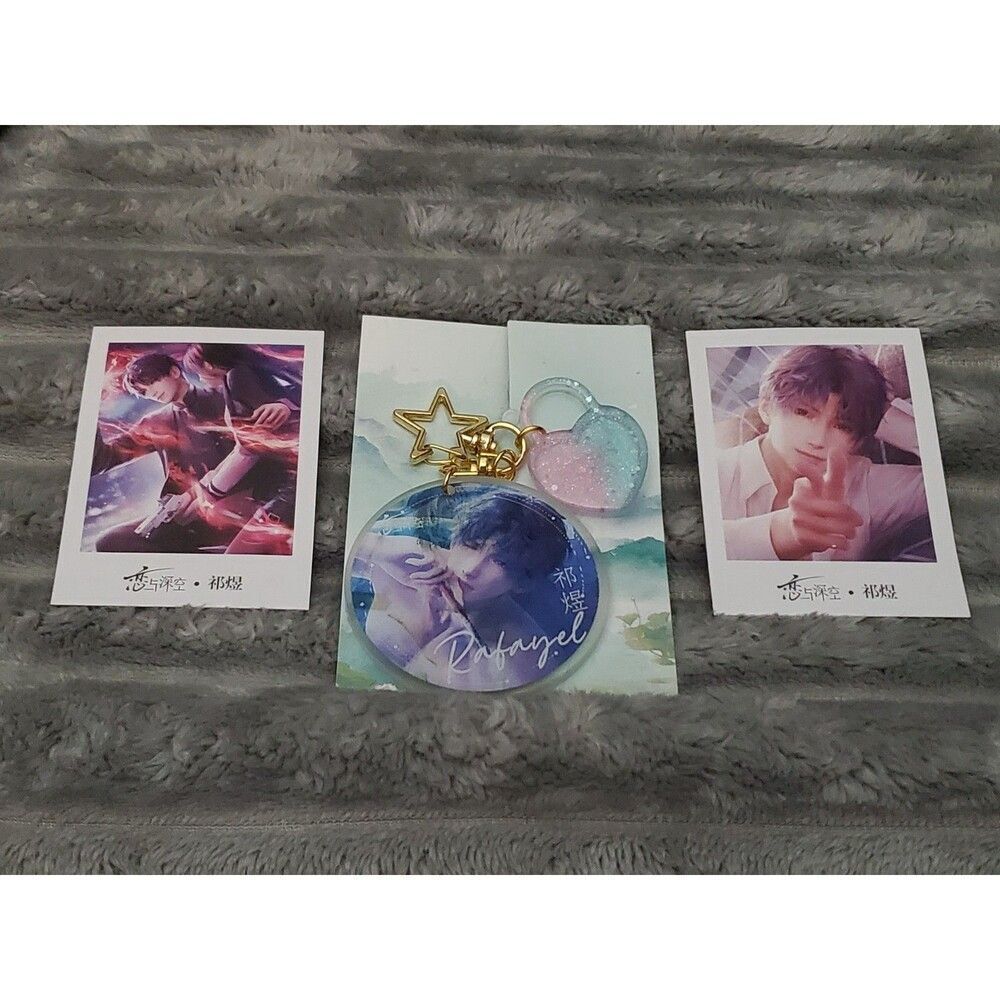 Fashion Acrylic Keychain Love and deepspace Anime Rafayel